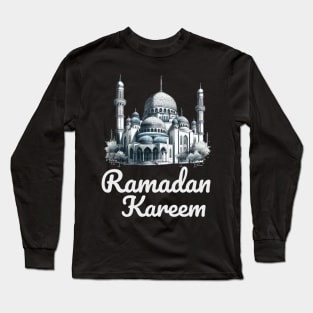 Ramadan Kareem Fasting Mosque Long Sleeve T-Shirt